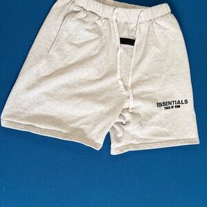 Essentials Light Gray Athletic Shorts